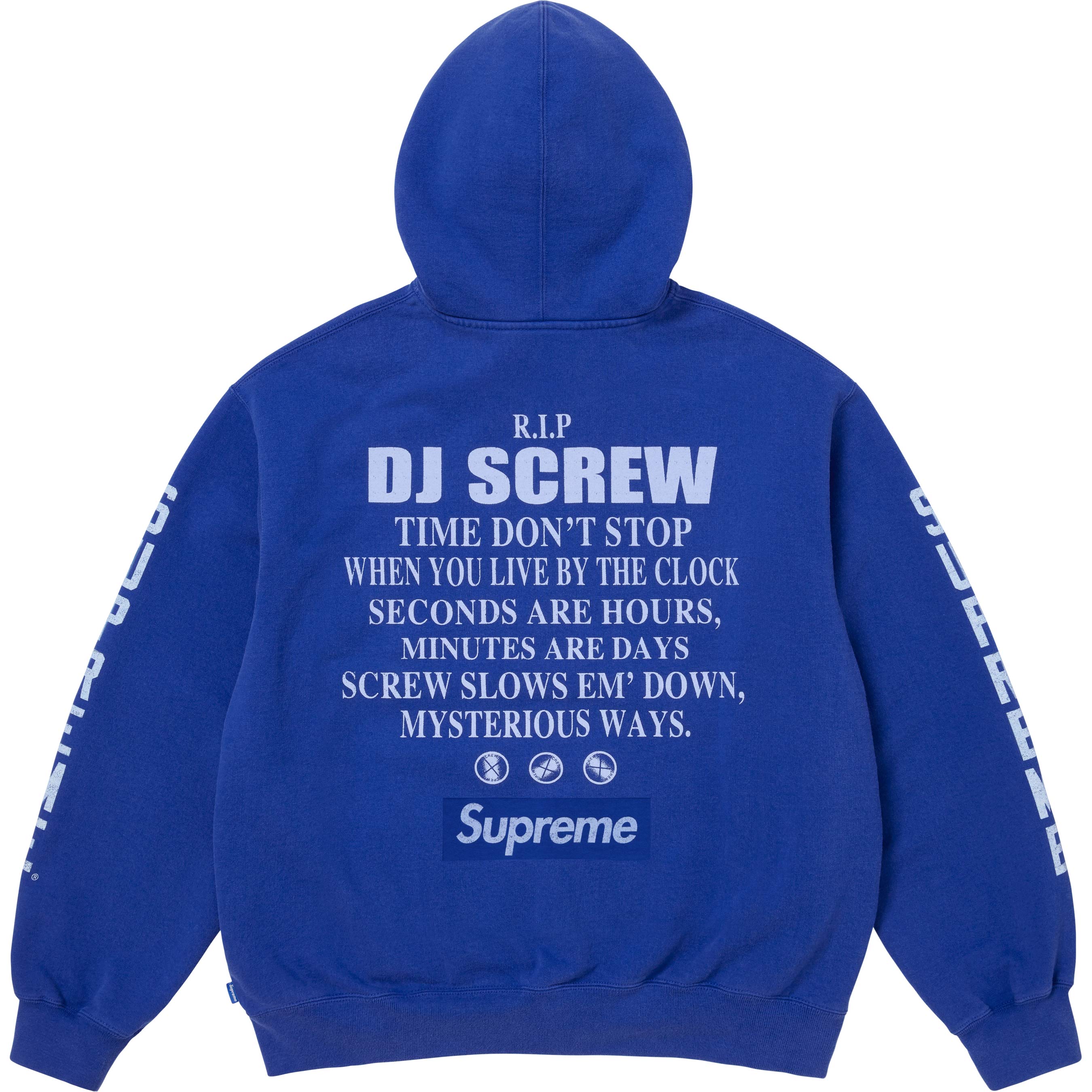 Supreme/DJ Screw Zip Up Hooded Sweatshirt view 15